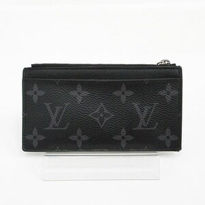 Louis Vuitton Taiga Eclipse Black Reverse Wallet Card Black